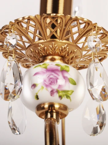 Бра MBK9431/1 BRASS (220V, подвески, свеча)