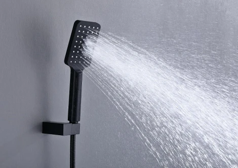 Душевой комплект Timo Petruma SX-5029/03SM черный, С ВНУТРЕННЕЙ ЧАСТЬЮ