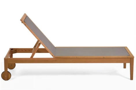 Шезлонг La Forma (ex Julia Grup) Caterin (Зеленый/ Эвкалипт,Дерево)