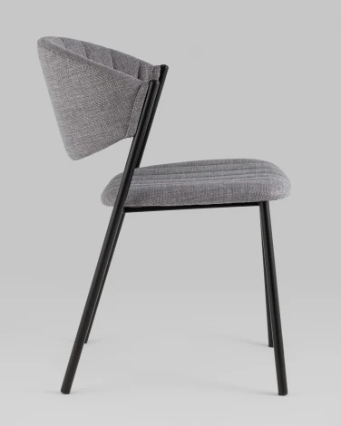Стул Харпер ткань рогожка серый Stool Group арт.УТ000036752