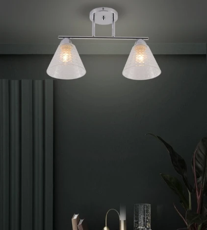 Потолочная люстра на штанге Seven Fires Fabius SF3391/2C-CR-CL