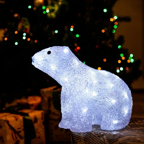 Световая фигура Uniel ULD-M3125-040/STA WHITE IP20 BEAR-4 (LED, 220V, животные, мишка)