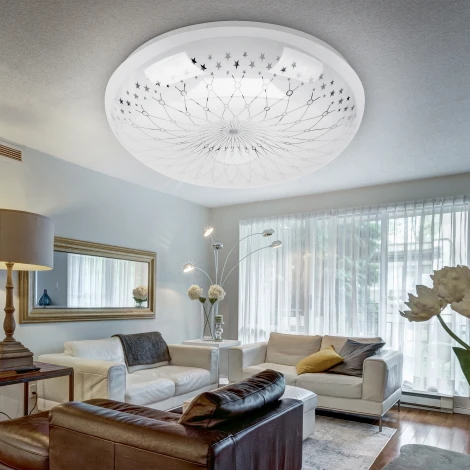 Потолочный светильник круглый светодиодный ЭРА SPB-6-36-4K Feya (220V, круглые)