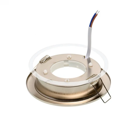 Встраиваемый светильник под лампу GX53 хром матовый Lumin'arte LDL-GX53/01MCH