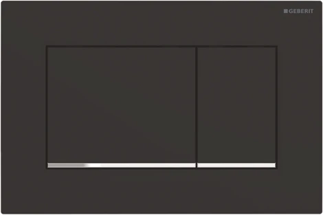 Кнопка смыва Geberit Sigma 30 115.883.14.1 черный матовый / хром глянцевый