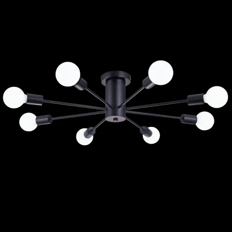 Потолочная люстра Natali Kovaltseva Loft 75140/8C BLACK