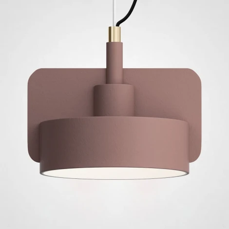 Подвесной бетонный светильник Skovl A Терракот ImperiumLoft Skovl01 (102054-26) (220V, на тросе, круглые)