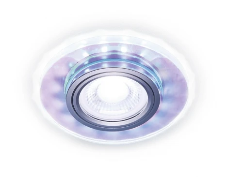 Встраиваемый точечный светильник Ambrella Compo Spot S211 PR/WH (220V, круглые)