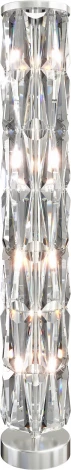 Торшер колонна Maytoni Puntes MOD043FL-08CH (220V, хрусталь, выключатель)