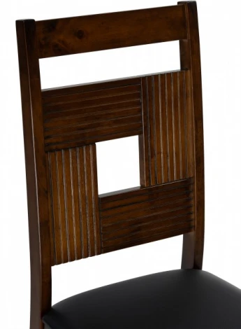 Деревянный стул Kubik (Kubik dirty oak / black) Woodville арт.15525