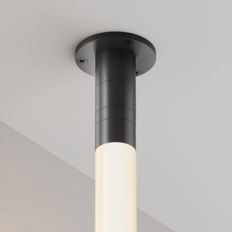 Основание для накладного монтажа системы Shelf с внешней резьбой с вводом питания Maytoni Accessories for system Shelf CA022BO-P-B (24V)