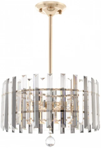 Подвесная люстра хрустальная на штанге Arte Milano Sorrento-1409 371409/5/350/400 GD (220V)