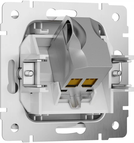 Розетка Ethernet RJ-45 (белый матовый) Werkel W5120001