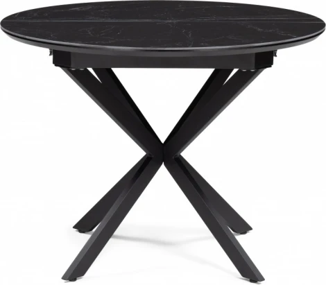 Керамический стол Сигел 100 (Сигел 100(130)х100х76 черный) Woodville арт.592577