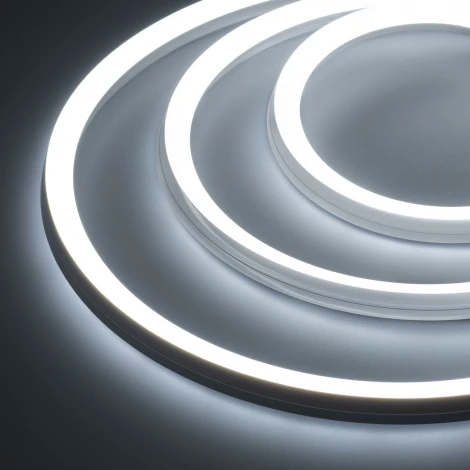 Светодиодная лента герметичная МУНLIGHT-3D-A168-15x15mm 24V White6000 (7.2 W/m, IP67, 2835, 5m, wire x1) (Arlight, Силикон) 038788