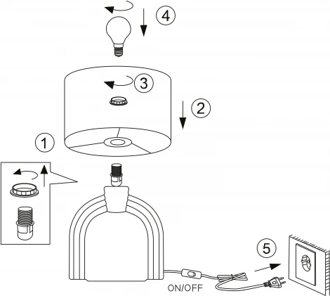 Настольная лампа Rivoli Bella 7068-502