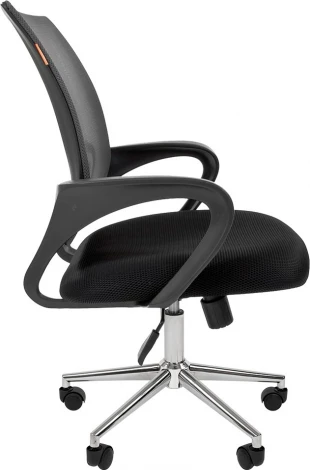 Компьютерное кресло CHAIRMAN 696 хром (Металл,Пластик,Ткань,Сетка/Серый)