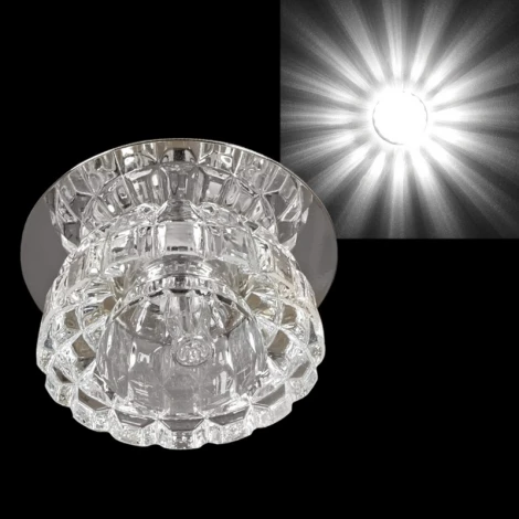 Встраиваемый точечный светильник Reluce 06035-9.0-001FS G9 CR (220V, круглые)