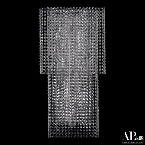 Бра светодиодное APL LED Sicilia SH500.B3.35-70.A.Ni.4000 (220V, хрусталь)