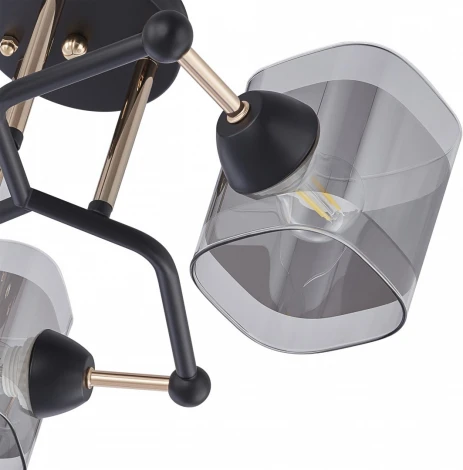 Потолочная люстра на штанге Arte Milano AMALFI 324308/3 BK+FG (220V)