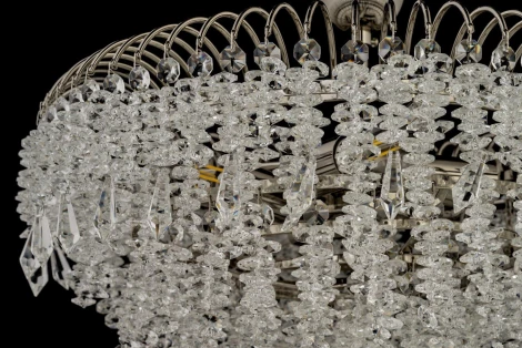 Потолочная люстра на штанге Arti Lampadari Delia E 1.3.40.105 N (220V, хрусталь, круглые)