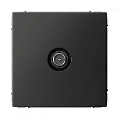 ТВ-розетка оконечная (базальт) Systeme Electric GAL001491