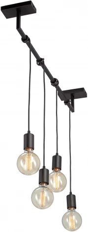 Подвесной светильник Vitaluce V3032-1/4S, 4xE27 макс. 40Вт (220V, на проводе)