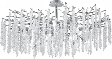 Потолочная люстра хрустальная на штанге Arte Milano Milano-1 23111.1000.14.G9.A CR (220V)