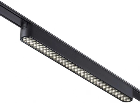Трековый светильник Novotech Smal 359248 SHINO черный для низковольтного шинопровода IP20 LED 18W 48V 1080Лм 3000К