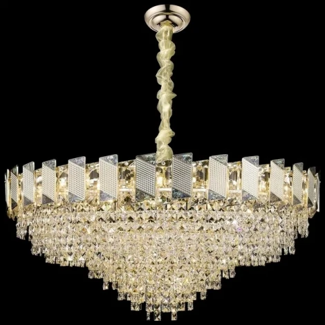 Подвесная люстра Wertmark Malvina WE114.24.303 (220V, хрусталь, на цепи)