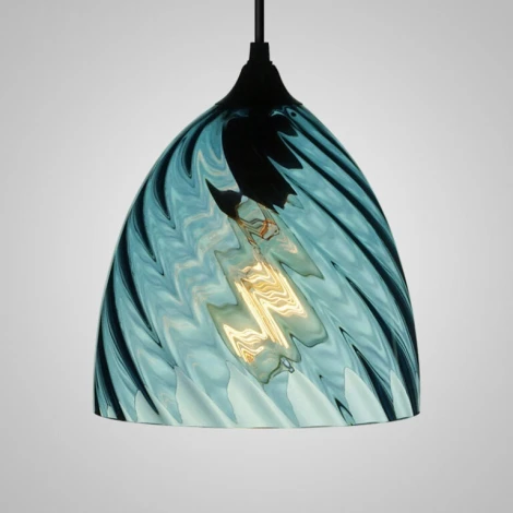 Подвесной светильник Cl Rib D Blue Imperiumloft Cl-Rib01 (219461-26) (220V, на проводе)