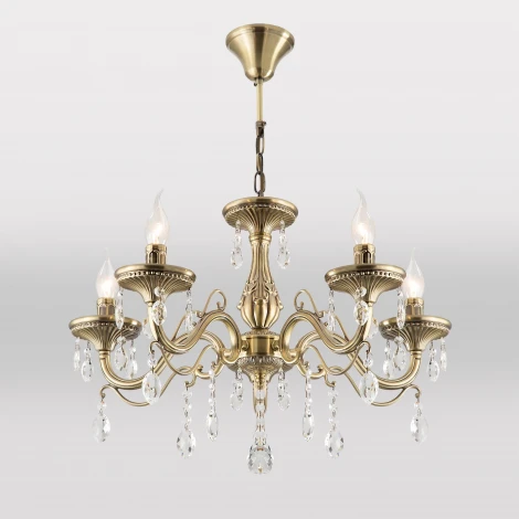 Подвесная люстра Citilux Кармен CL404153 (220V, на цепи, свеча)