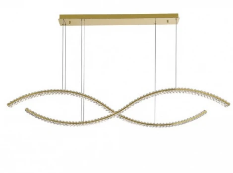 Подвесной светодиодный светильник Newport 8240 8242N/160 gold (220V, на тросе)