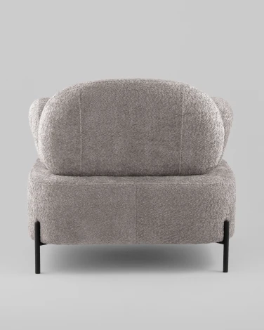 Кресло Stool Group Кэнди ткань букле светло-серый арт.УТ000040026