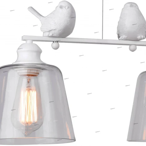 Подвесной светильник Arte Lamp Passero A4289SP-3WH (220V, на тросе, круглые, птички)