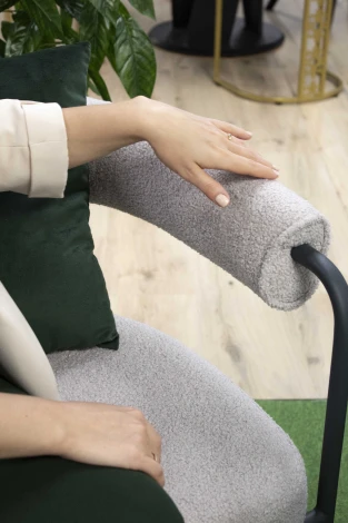 Кресло Sheffilton SHT-AMS120 светло-серый/антрацит 2532918502