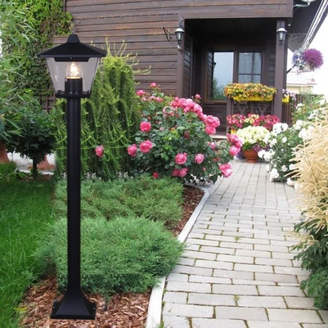 Наземный фонарь Reluce 08296-0.7-001SJ 0,8m BK (220V, фонарь, IP54)