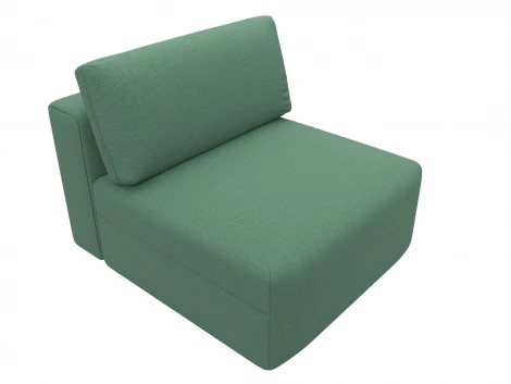 Модуль диван Лига-060 НПБ (ЛДСП,Брус,Фанера,Рогожка/Зеленый) Лига Диванов 129727