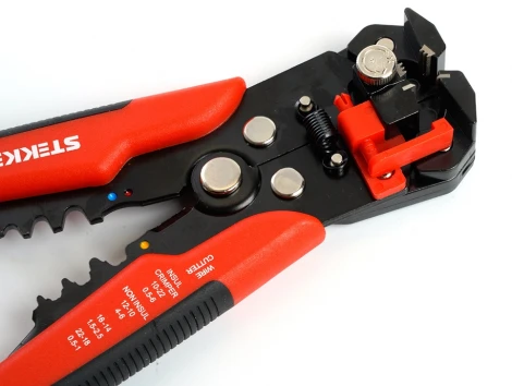 Автоматический многофункциональный инструмент для зачистки кабеля Stekker 39775