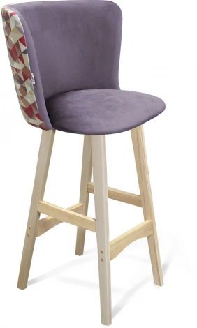 Стул барный SHT-ST36-4/S65 сумеречная орхидея/прозрачный лак Sheffilton 5235508501