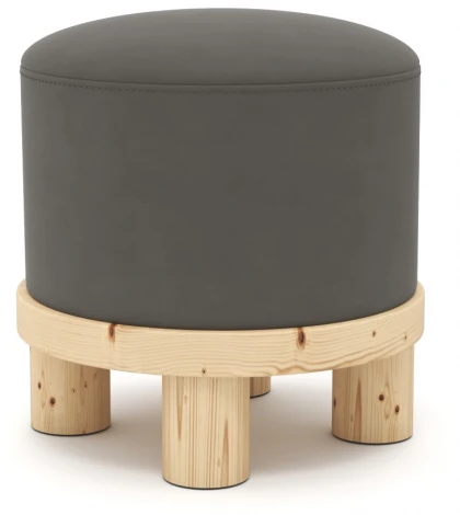 Пуф Arsko Сканди 1 каменный велюр