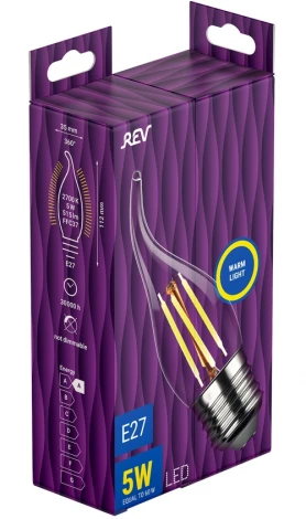 Лампочка светодиодная филаментная REV 32428 7