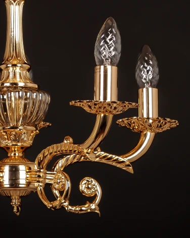 Подвесная люстра Abrasax Sylvia L.8110-5GO (220V, на цепи)