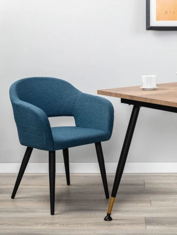 Стул R-Home Oscar БлюАрт/Чёрный