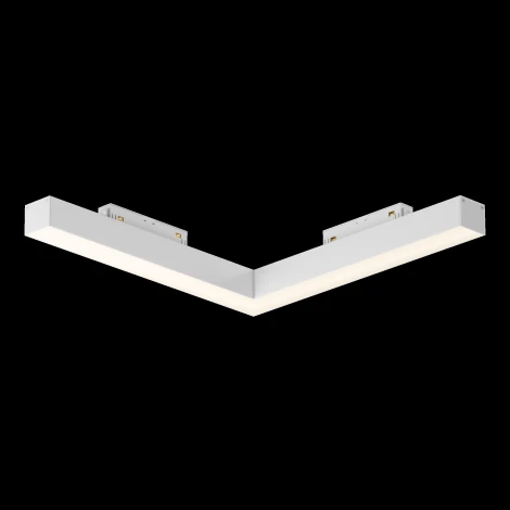 Трековый угловой линейный светильник 48V Basis Gravity 3000K 24Вт 120° LED (магнитный) Maytoni Technical TR078-2-24W3K-W