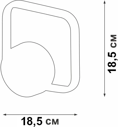 Настенный светильник светодиодный Vitaluce V46120-0/1A (220V)