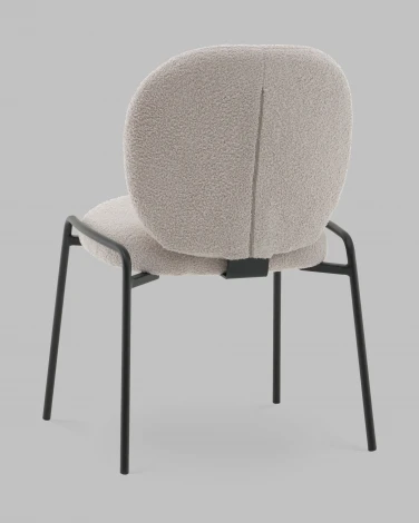 Стул Моллек букле светло-серый Stool Group арт.УТ000041521