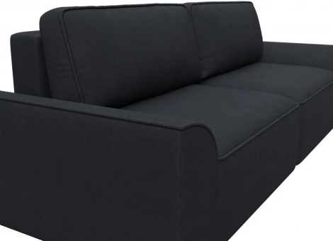 Диван прямой Лига-048 НПБ Лига Диванов (Замша) арт.128234