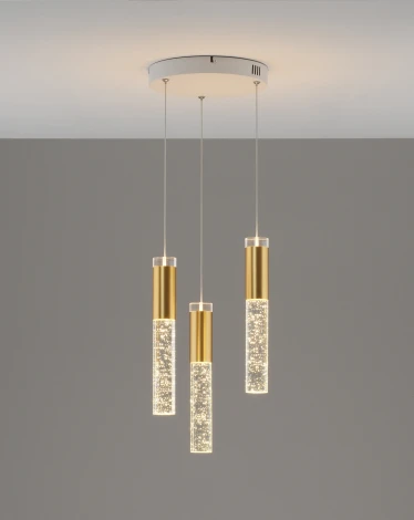 Подвесной светильник светодиодный Moderli Ran V11395-PL (220V, на проводе, круглые)