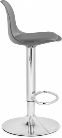 Барный стул Woodville Soft gray / chrome